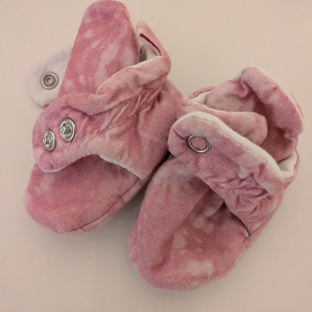 Robeez pink booties Shoe Bundle size 0-6 Month